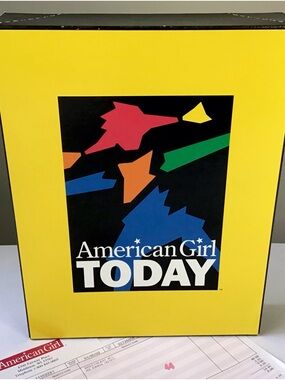2002 EMPTY BOX American Girl Today Yellow/Black Accessory Ice Dance Outfit